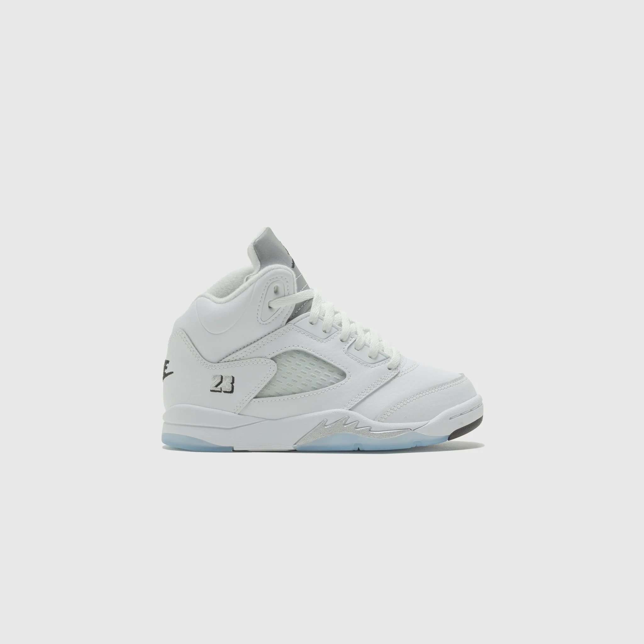 AIR JORDAN 5 RETRO (PS) "WHITE METALLIC"
