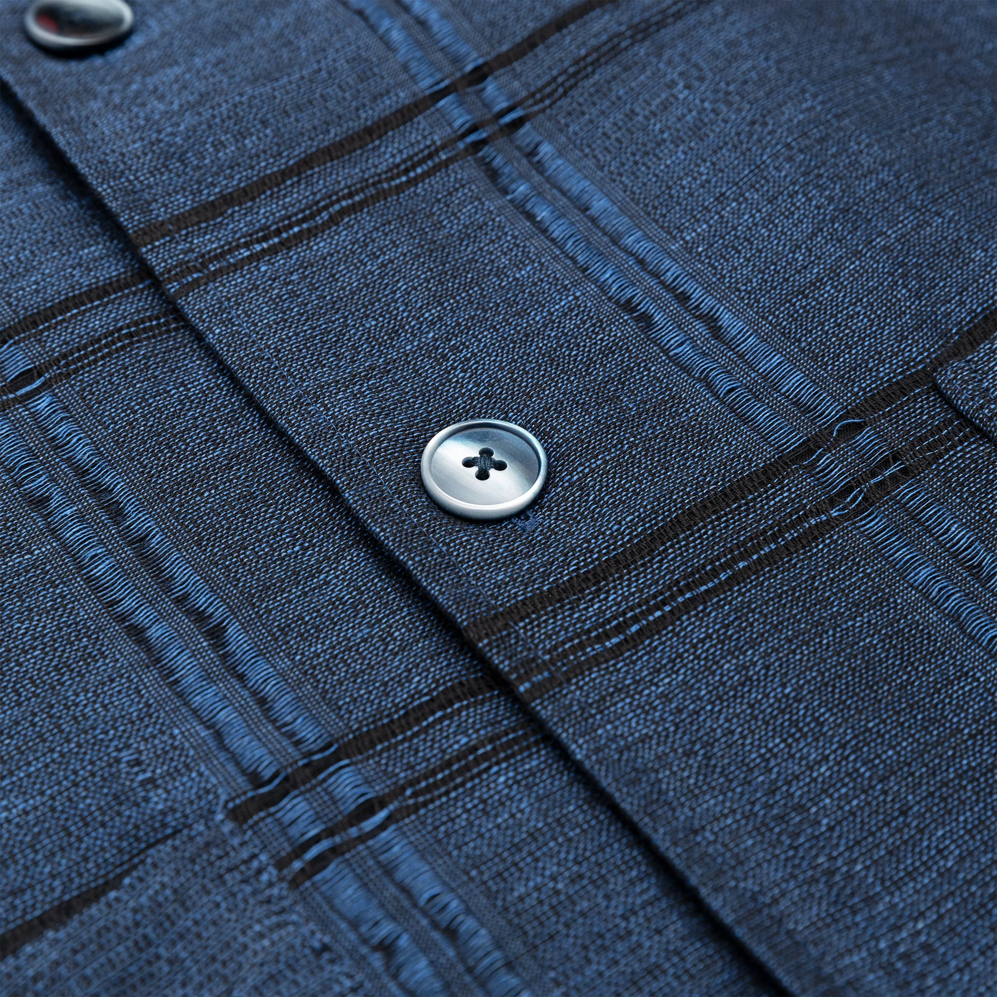 PLAID JACQUARD CABANA SHIRT - Image 3