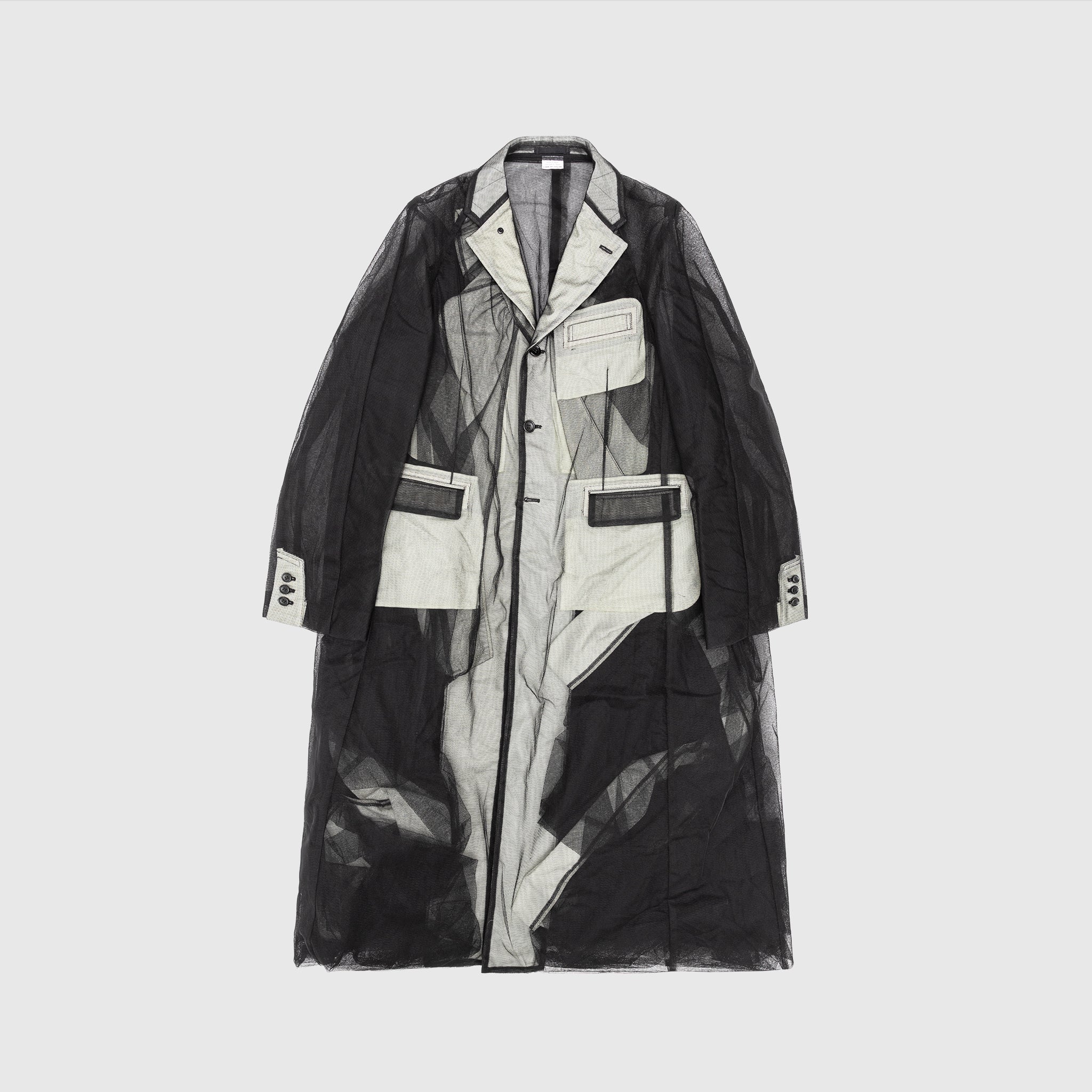 NYLON TULLE COAT