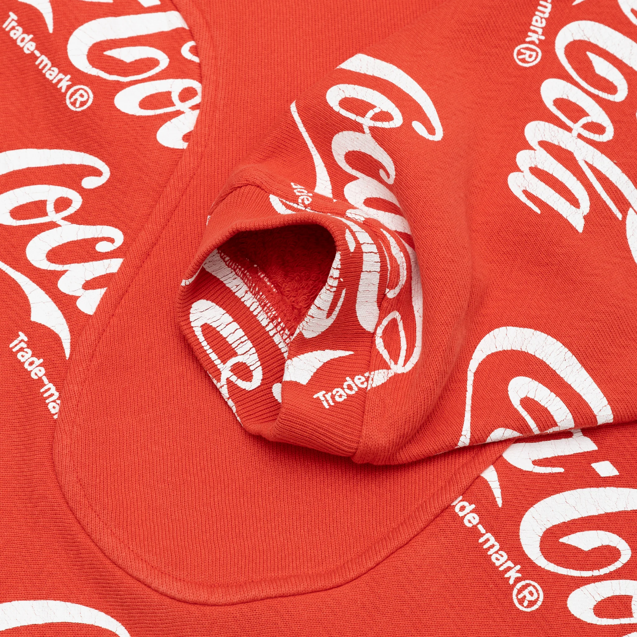 COCA COLA SWIRL KNIT HOODIE - Image 3