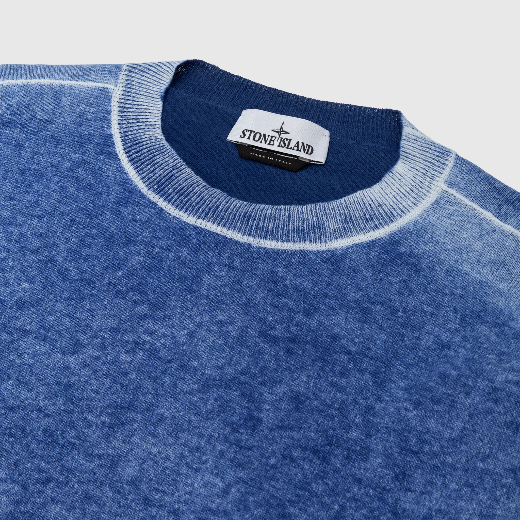 RAW HAND LIGHT COTTON CREWNECK SWEATER - Image 2