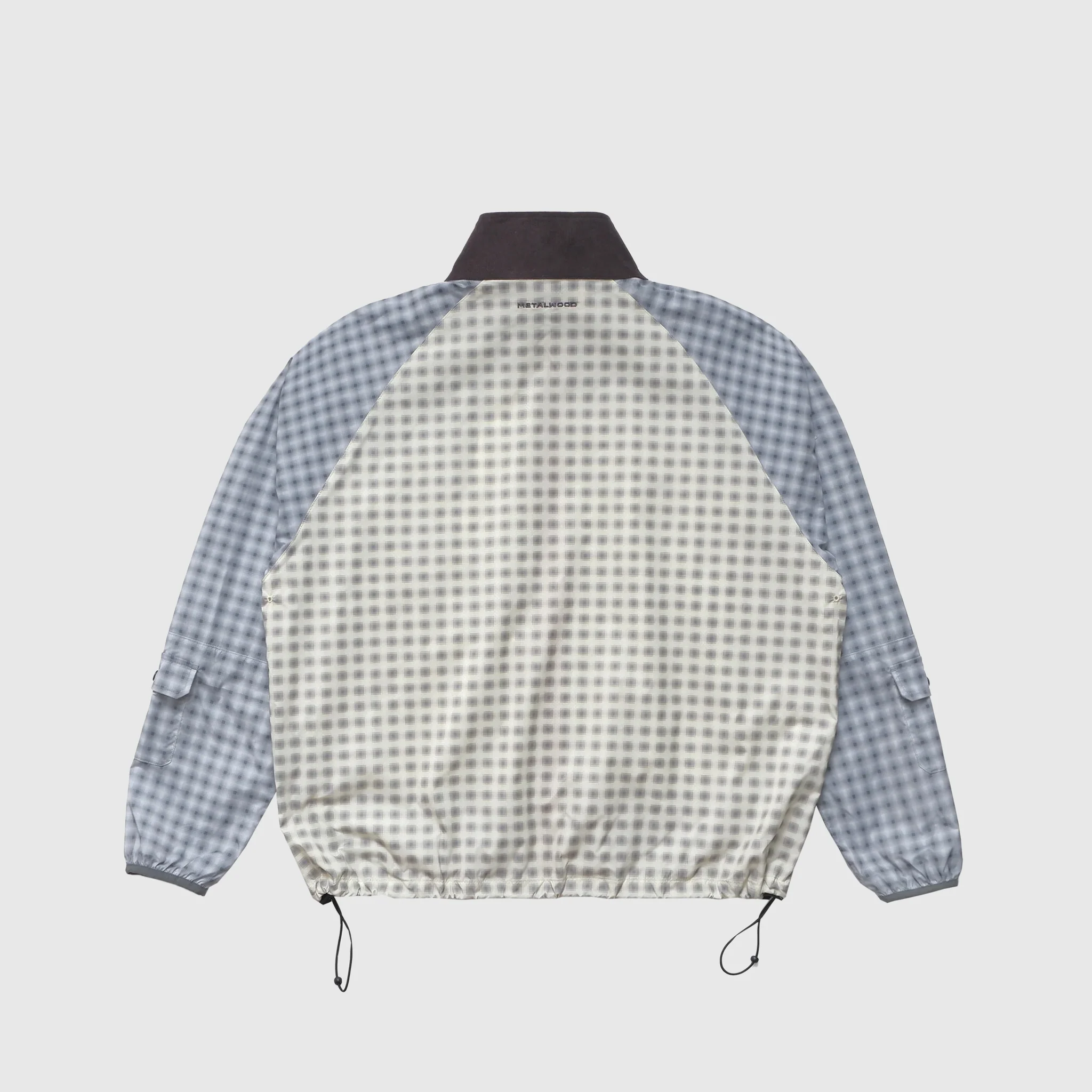 DOUBLE PLAID WINDBREAKER JACKET - Image 4