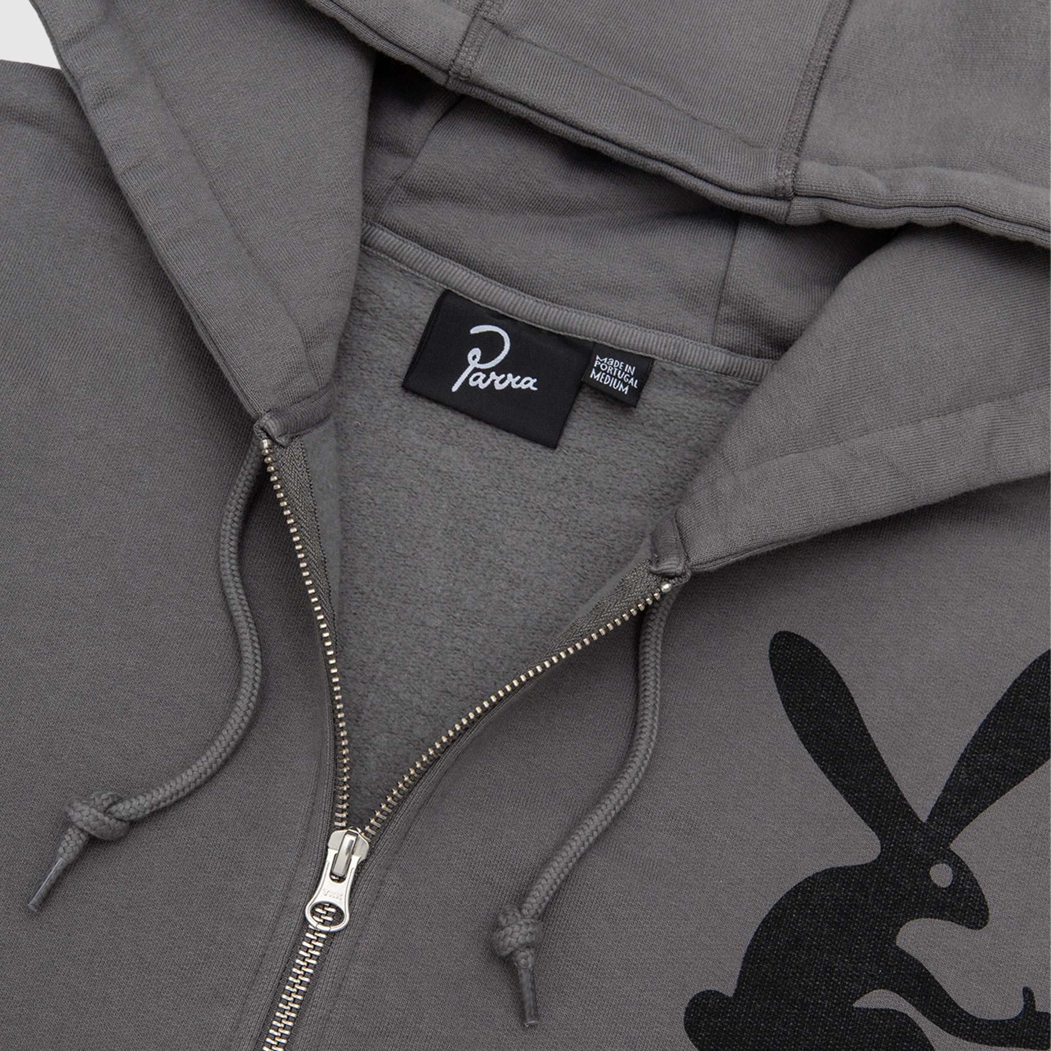 END THE BUNNY ZIP HOODED SWEATSHIRT - Image 2