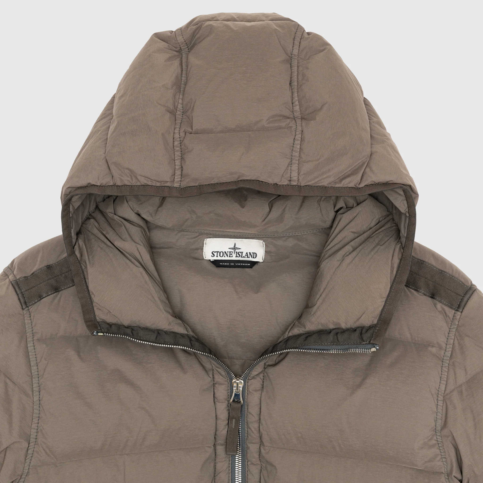 SEAMLESS TUNNEL NYLON DOWN-TC HOODED JACKET - Image 2