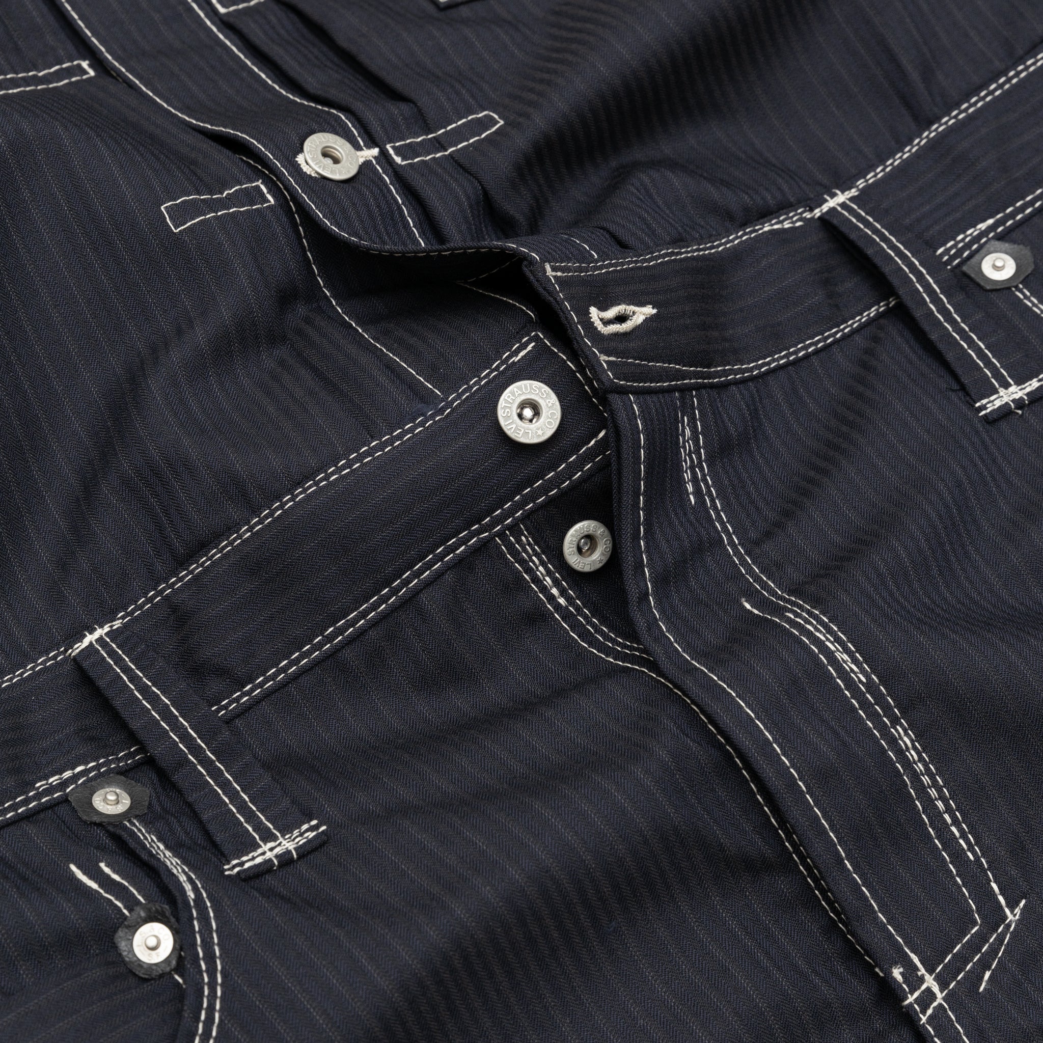X LEVI'S WOOL OVERALL JACKET - Image 4