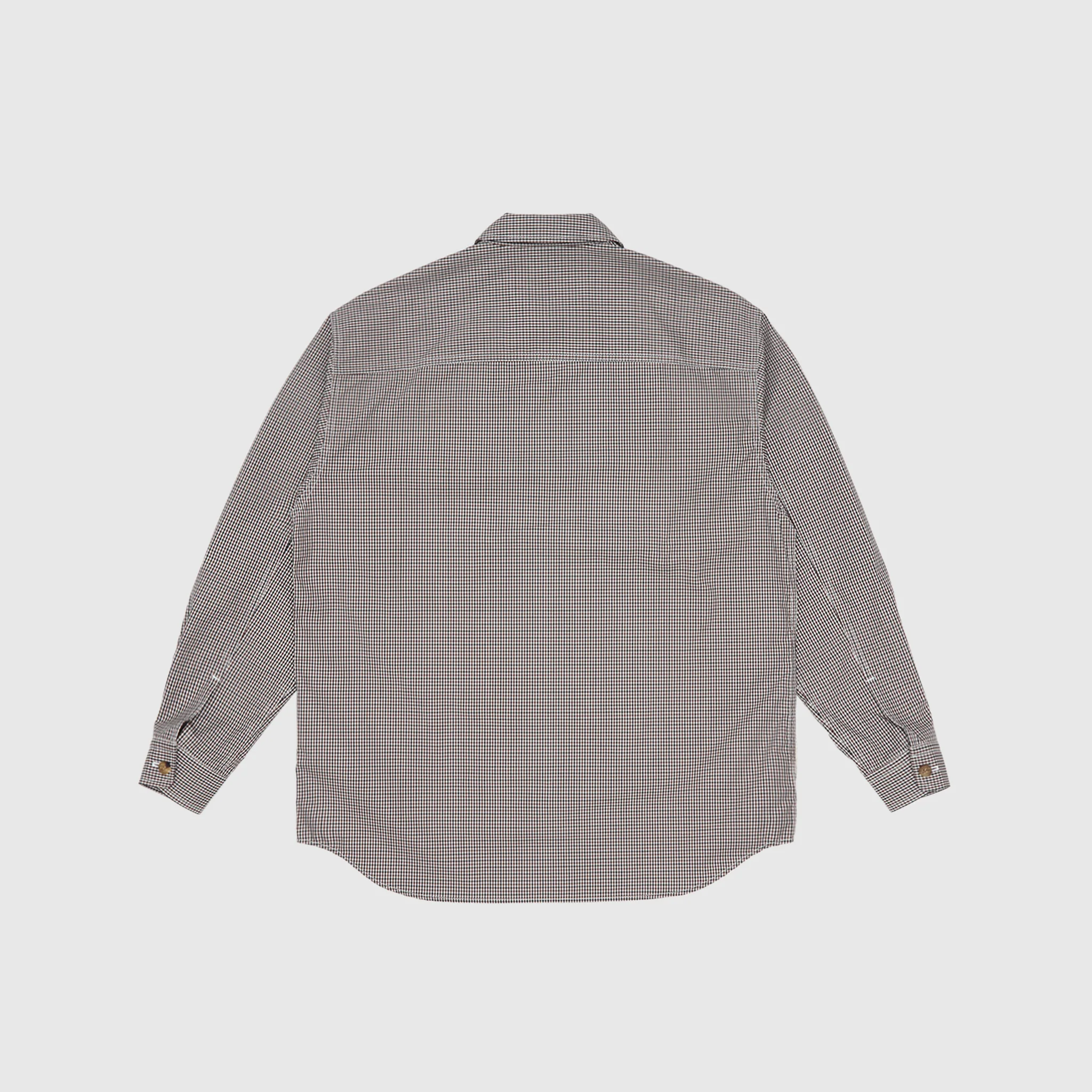 CHECKERED COTTON ZIP-UP SHIRT - Image 10