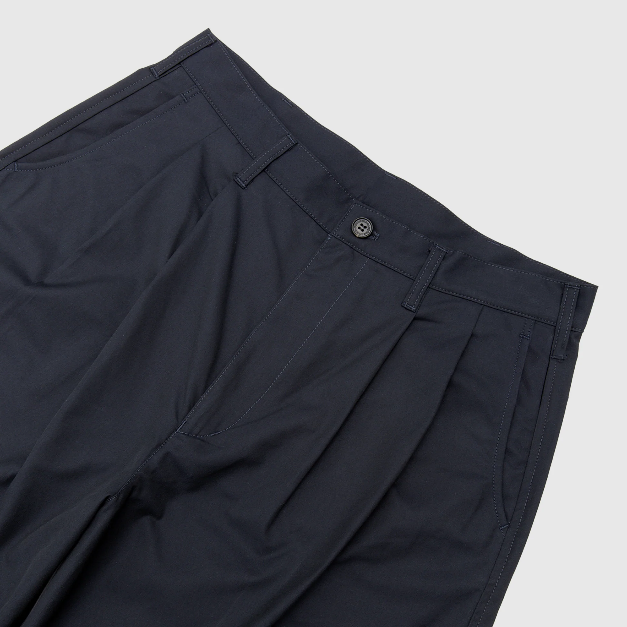 MEN'S PLEATED BARREL LEG TROUSERS - Image 4
