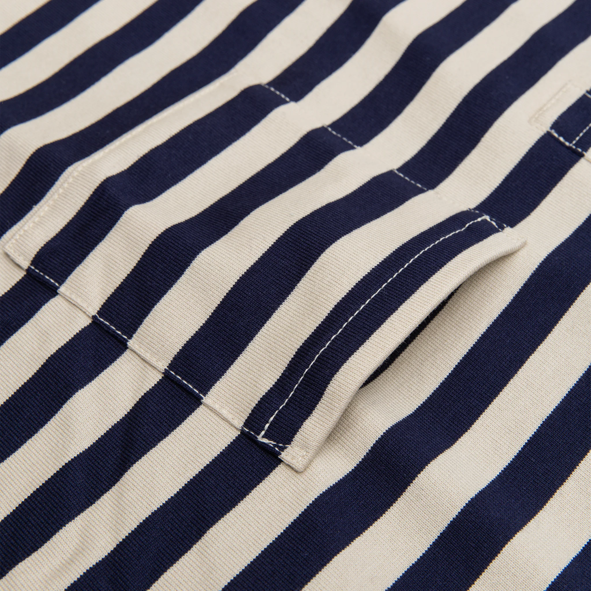 STRIPED L/S HENLEY SHIRT - Image 4