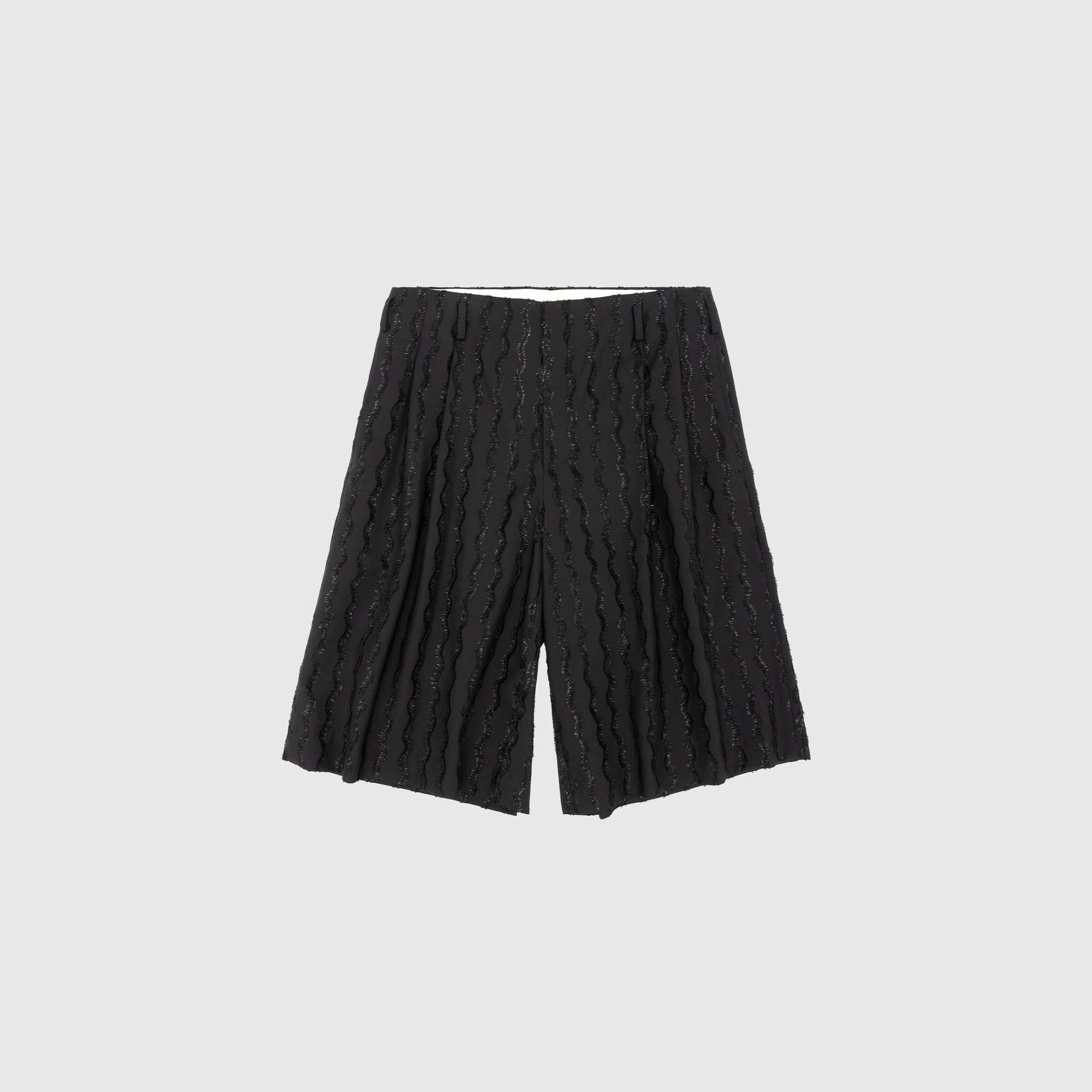 PLEATED EMBELLISHED SHORTS