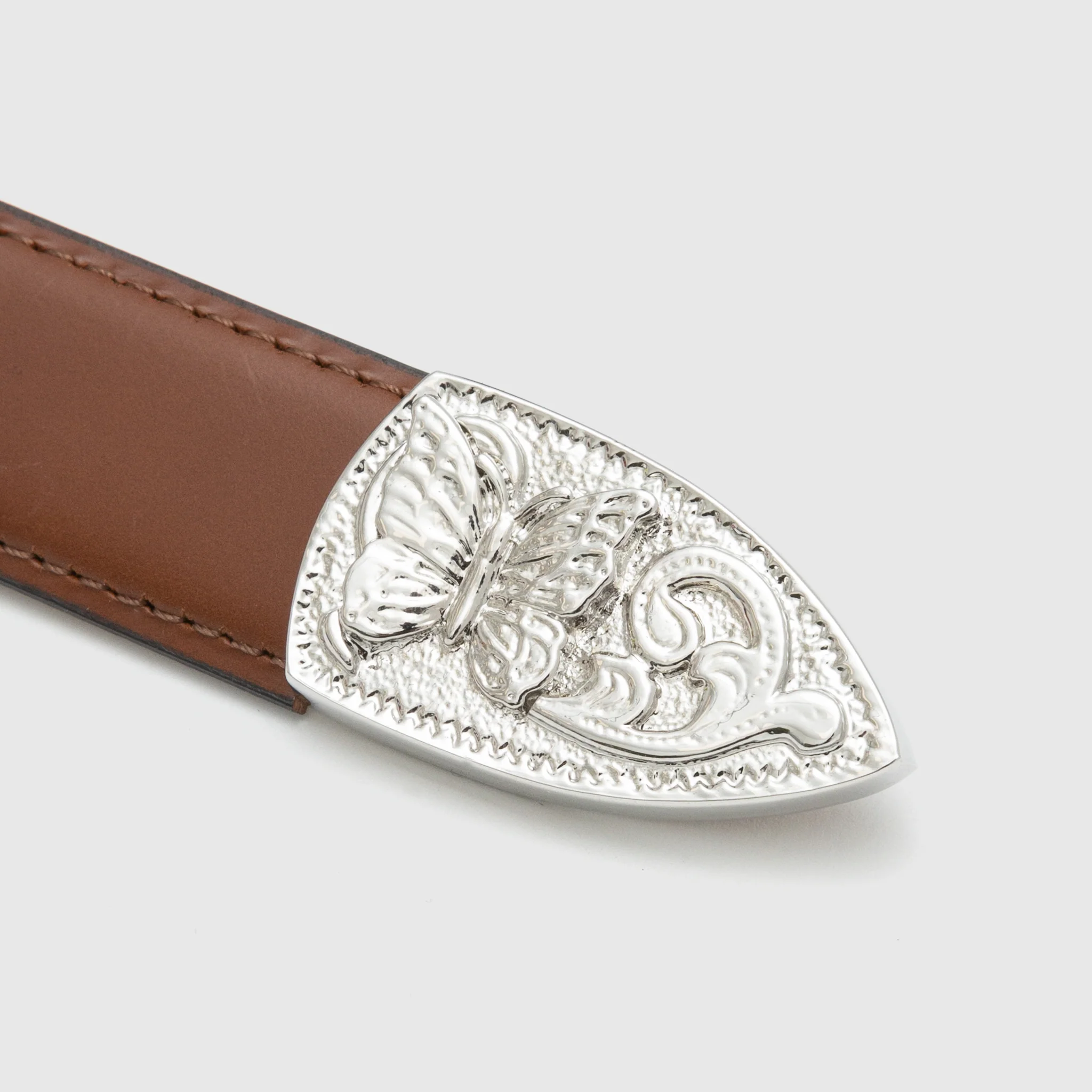 PAPILLON WESTERN TIP BELT - STEER LTHR. - Image 5