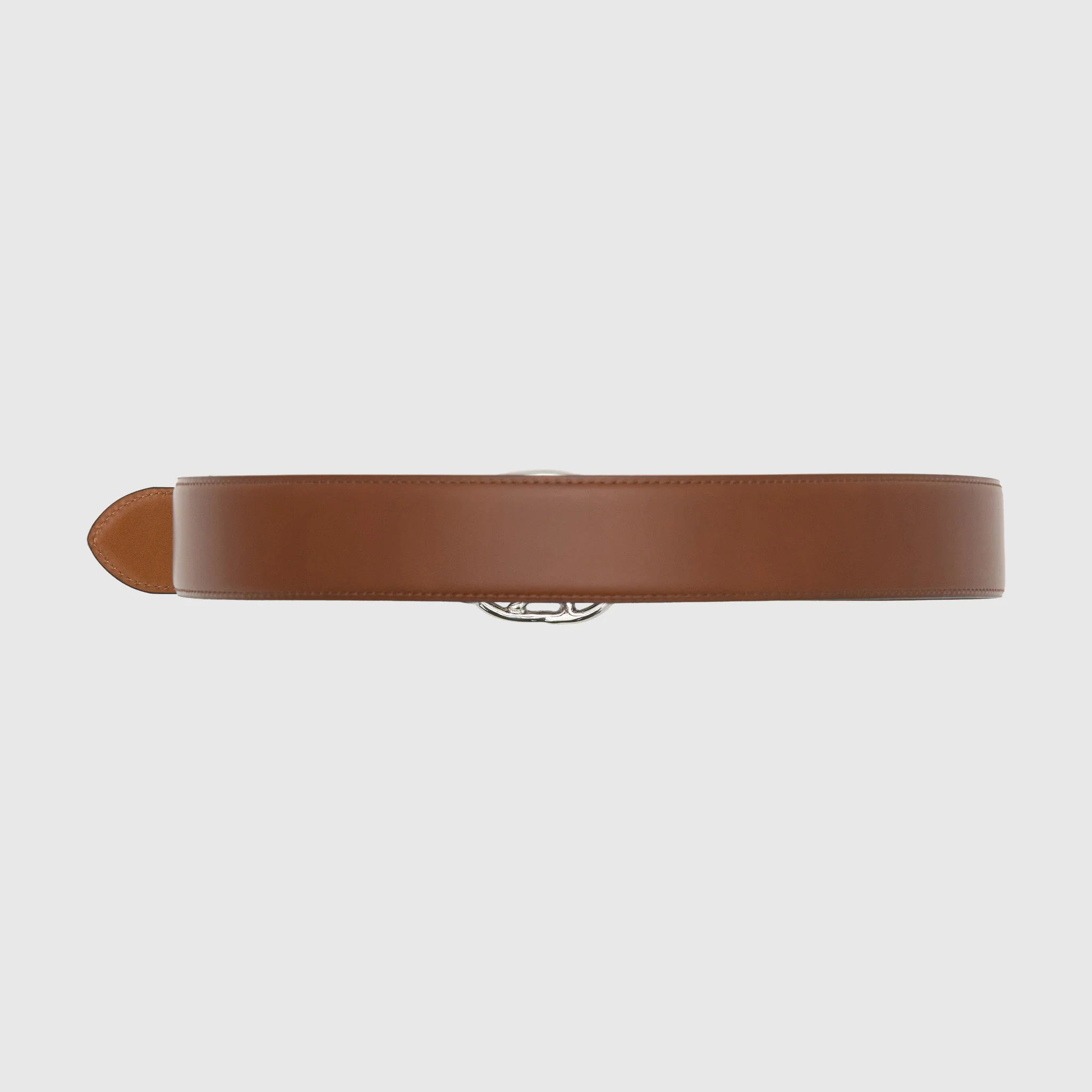 STEER LEATHER PEACE BUCKLE BELT - Image 2