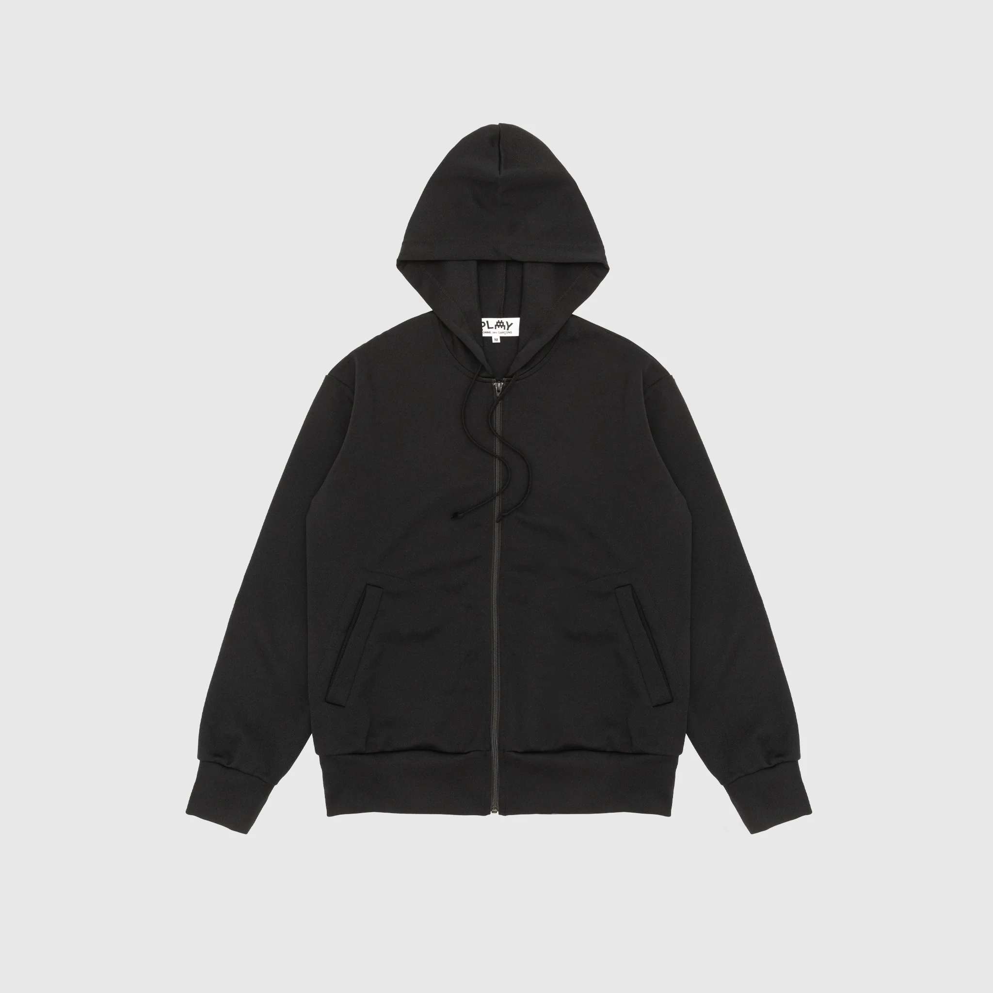 PIXELATED RED HEART ZIPPERED HOODY X INVADER