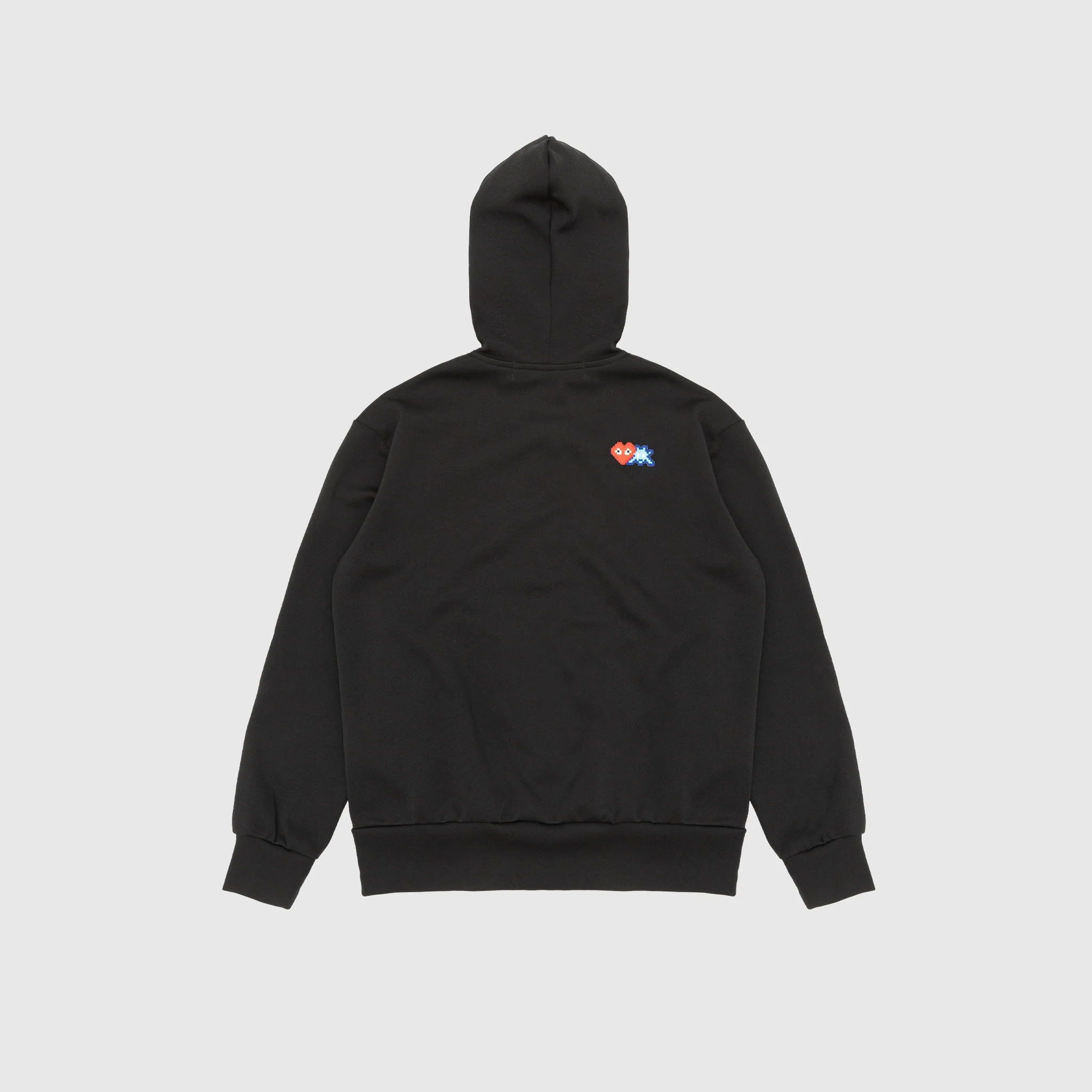 PIXELATED RED HEART ZIPPERED HOODY X INVADER - Image 9