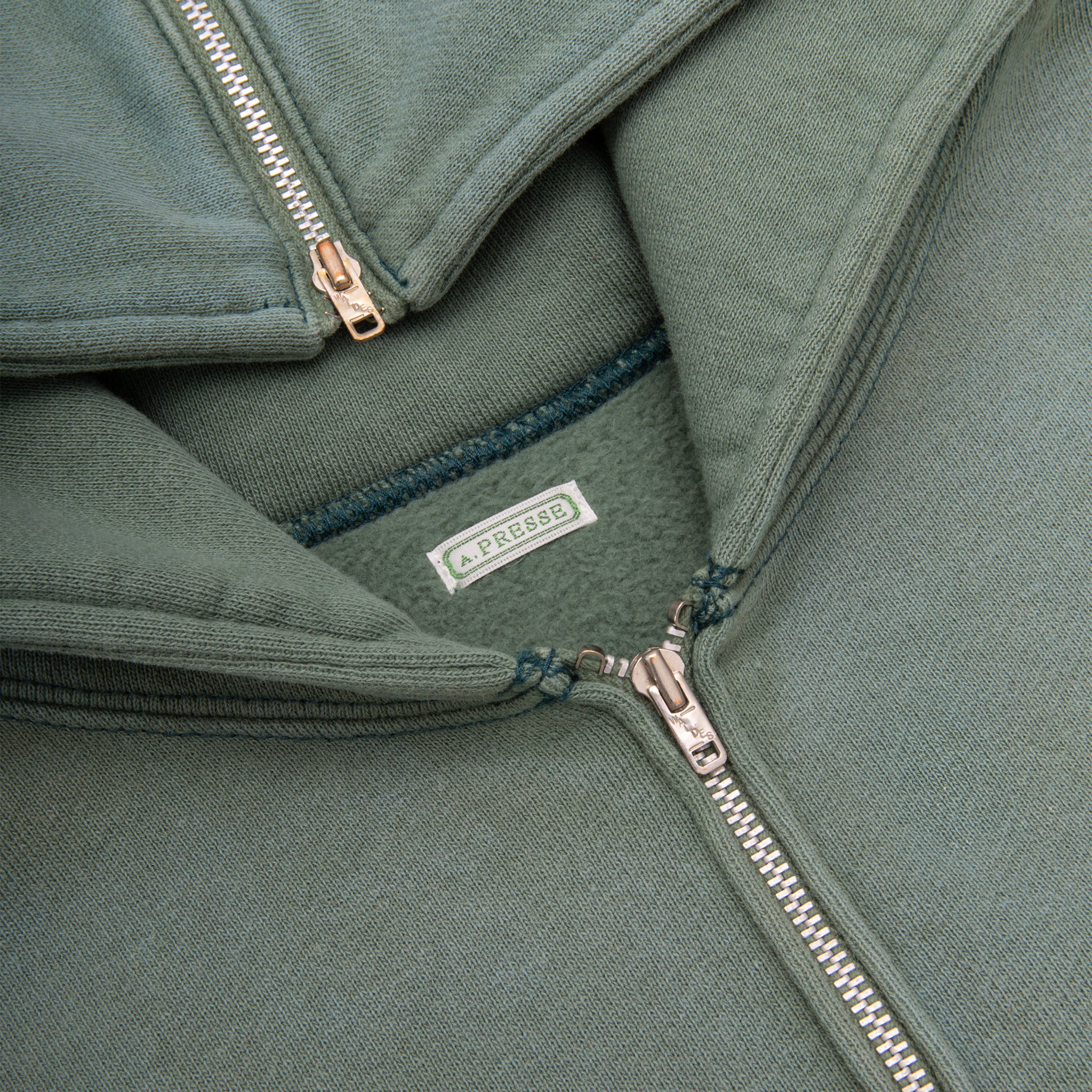 VINTAGE SAILOR HOOD HALF-ZIP SWEATSHIRT - Image 4