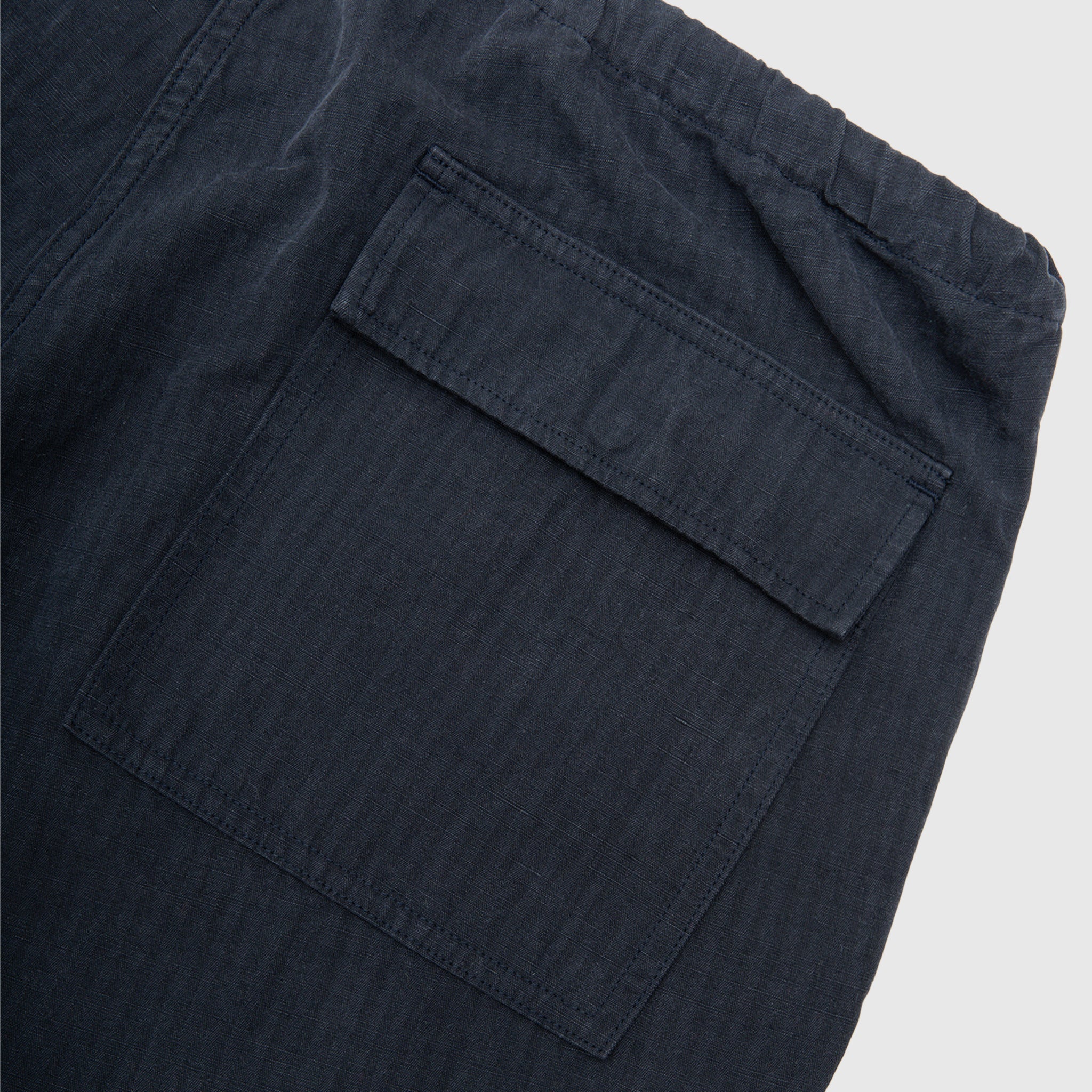 WASHED COTTON SILK LINEN HBT M-51 OVER PANTS - Image 5