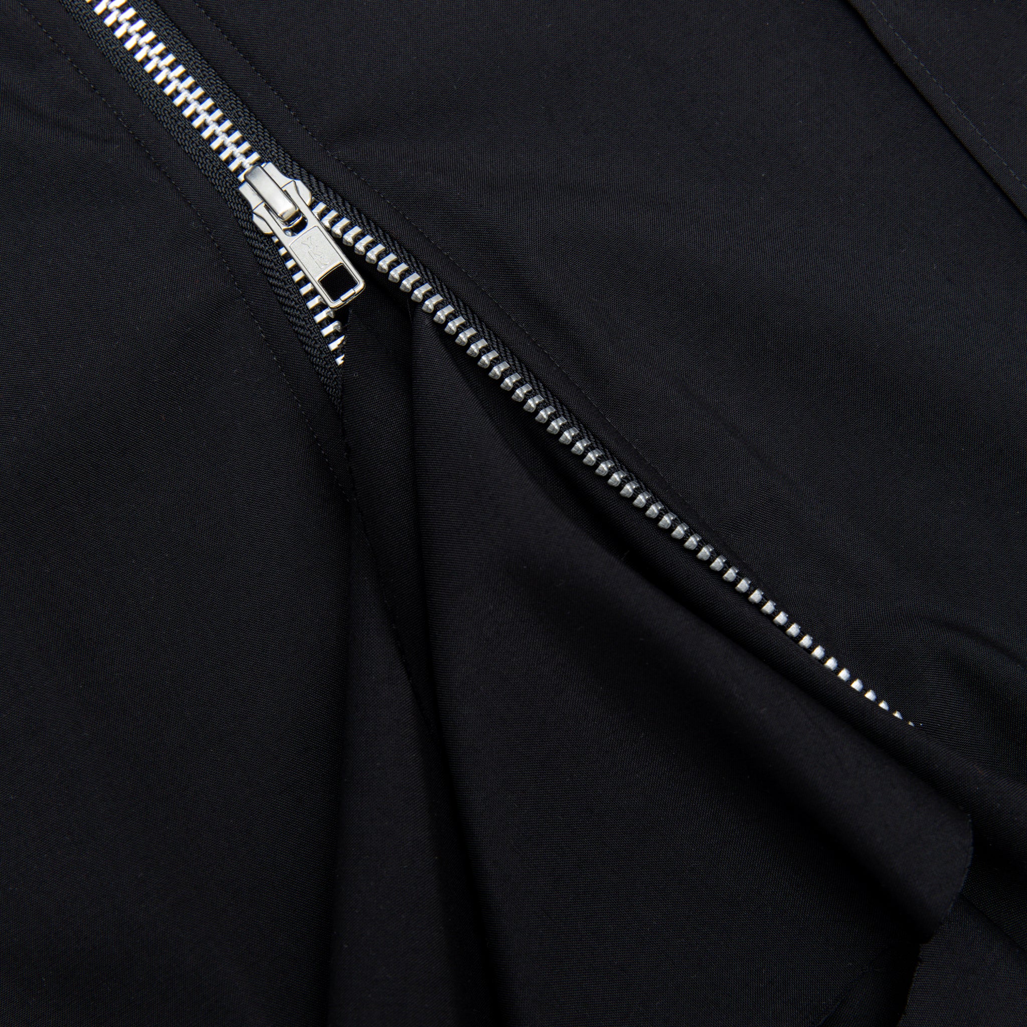 RUFFLED ZIP DETAILED BUTTON-UP SHIRT - Image 6